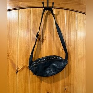 Marta Ponti Portugal Waist Bag Fanny Pack Belt Bag Crossbody Studded Leather